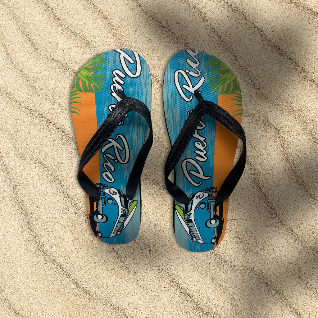 Souvenir de Puerto Rico - Sandalia de Hombres (Flip Flops).