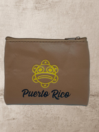 Souvenir de Puerto Rico - Monedero en Cuero.