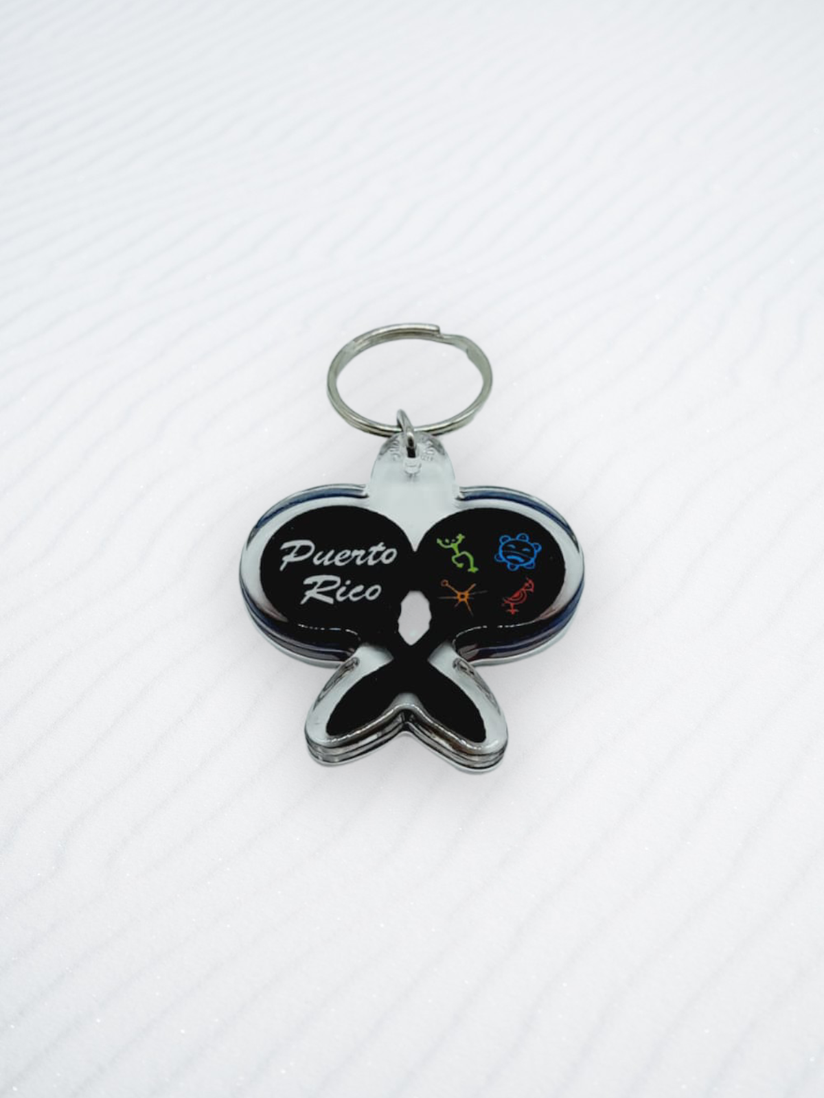 Souvenir de Puerto Rico | Llavero Plástico- Maracas.