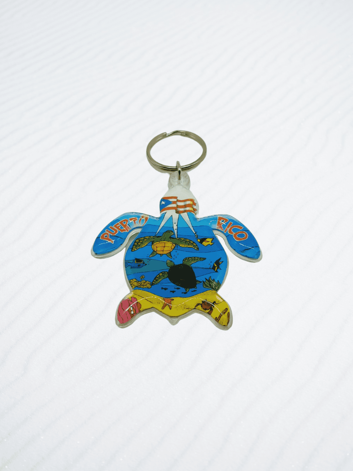 Souvenir de Puerto Rico | Llavero Plástico- Carey.