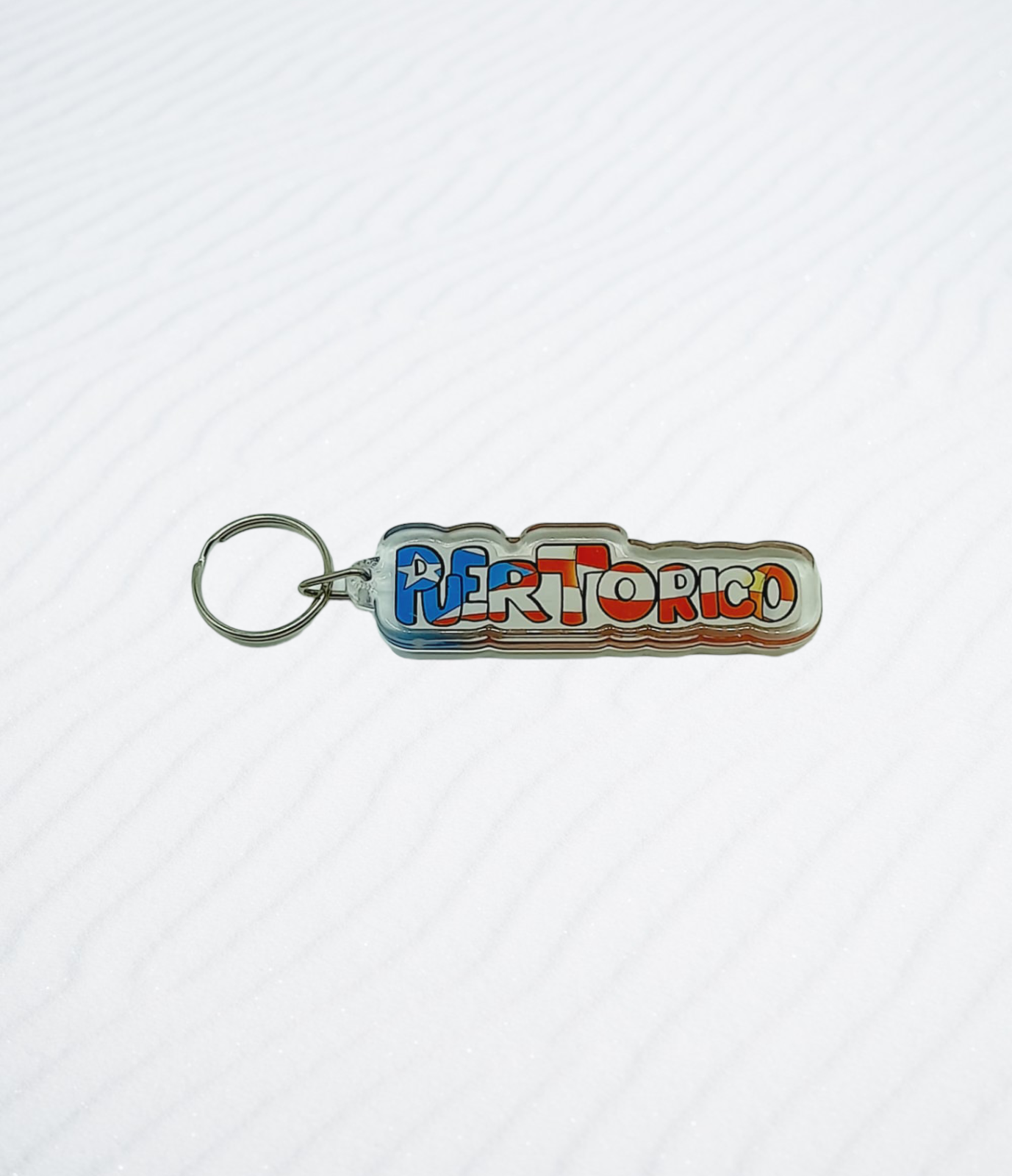 Souvenir de Puerto Rico | Llavero Plástico- ''Puerto Rico''.