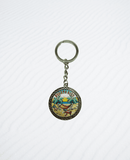 Souvenir de Puerto Rico | Llavero en Metal- Circulo.