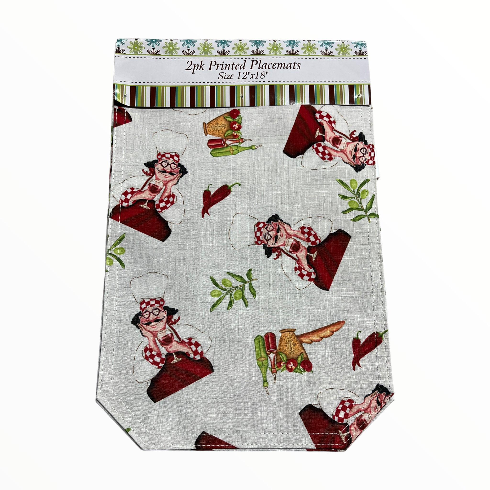 Printed Placemats (2 Pack) (6 Estilos)