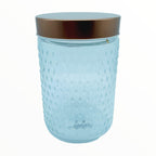 Glass Canister w/ Copper Lid (2pcs)