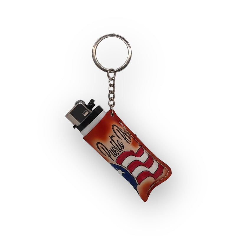 Souvenir de Puerto Rico - Lighters con Covers y Argolla para Llavero