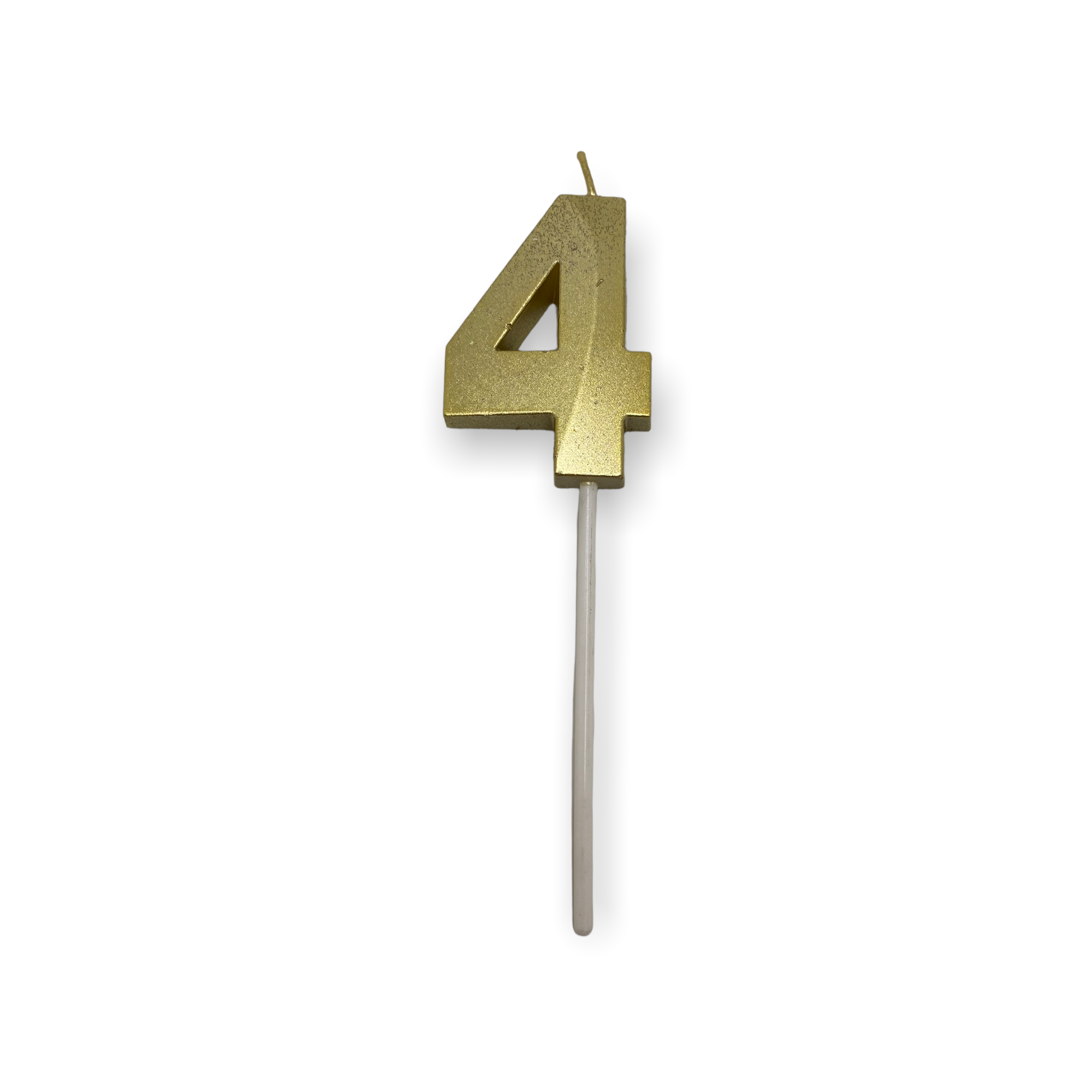 AW Party- Birthday Candle (Gold Numbers).