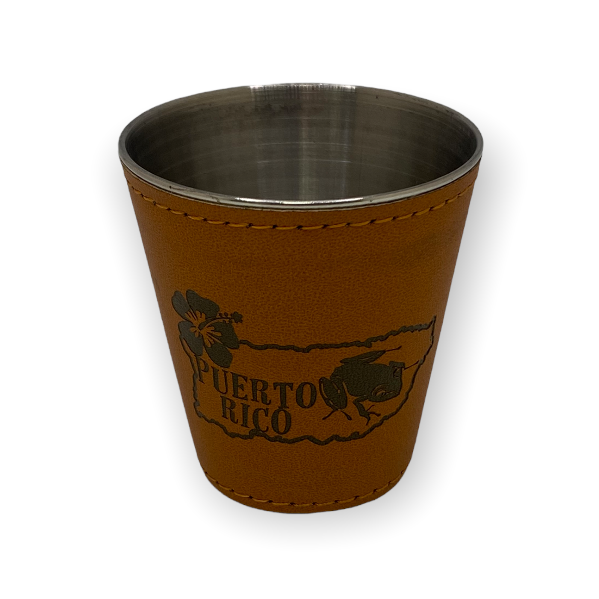 Souvenir de Puerto Rico - Shot Glass (Marrón).