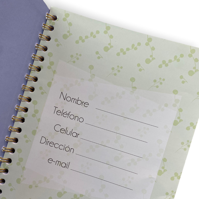 Libreta Escolar de Espiral 11''.