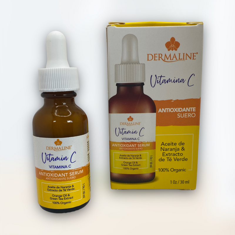 Dermaline - Serum Vitamin C 100% Organic (Suero Antioxidante).