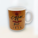 Tazas en Cerámica con Mensajes sobre Café 11oz.