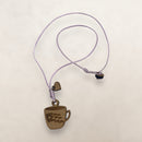 Wood Crafts - Flag Mug Necklace *One Size*