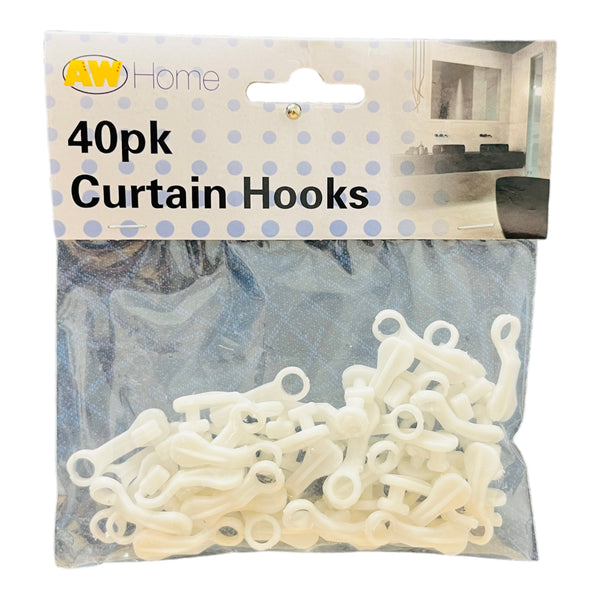 Curtain Hooks (40 Pack)