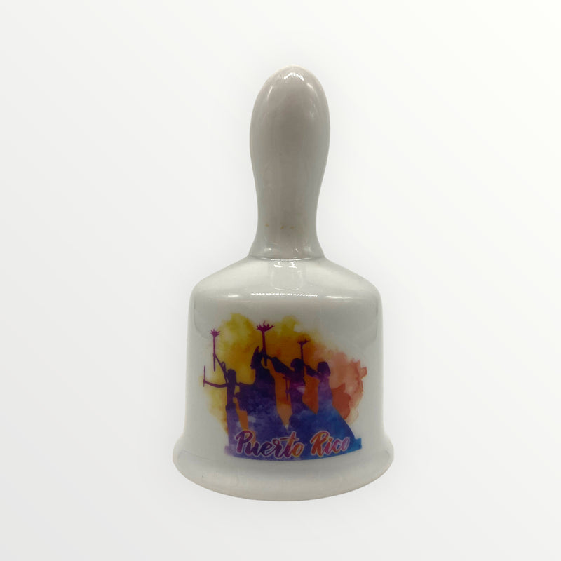 Souvenir from Puerto Rico - Mini Bells in Earthenware Material