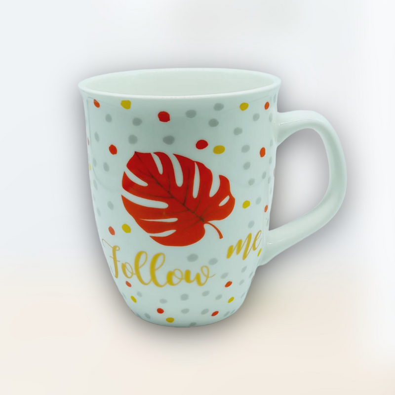 Tazas de Café Otoñales en Cerámica 340ml.