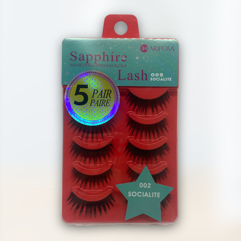 Sapphire Lash - False Eyelashes (5 pair)