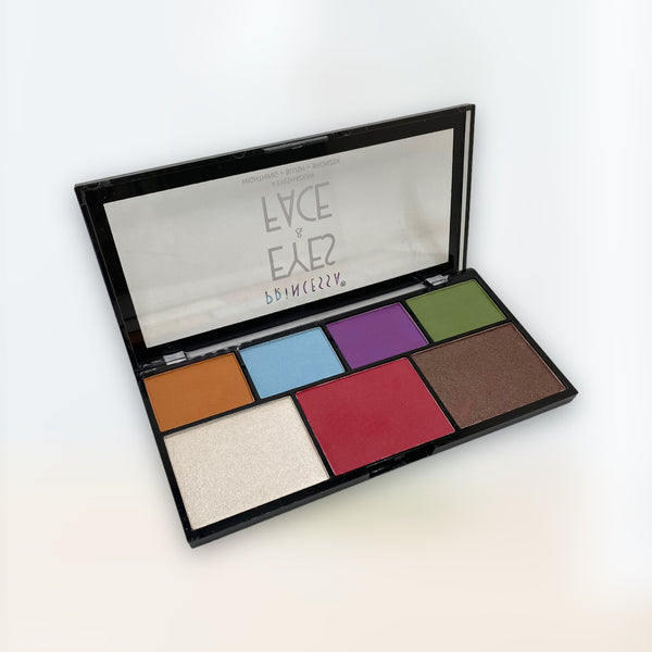 PRINCESSA - Eyes &amp; Face (4 Eyeshadow + Highthing + Blush + Bronzer)