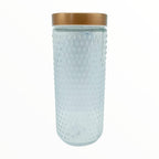Glass Canister w/ Copper Lid (2pcs)