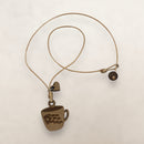 Wood Crafts - Flag Mug Necklace *One Size*