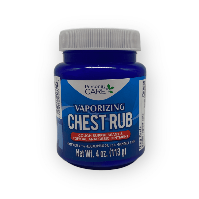 Personal Care- Vaporizing Chest Rub.