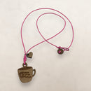 Wood Crafts - Flag Mug Necklace *One Size*