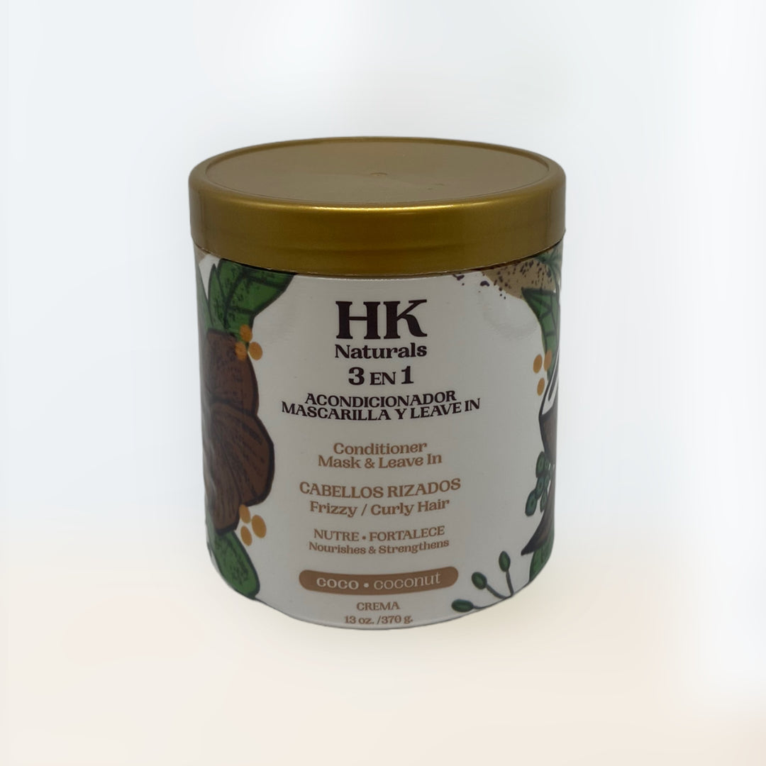 HK Naturals - 3 in 1 Conditioner, Mask and Leave-in 13oz