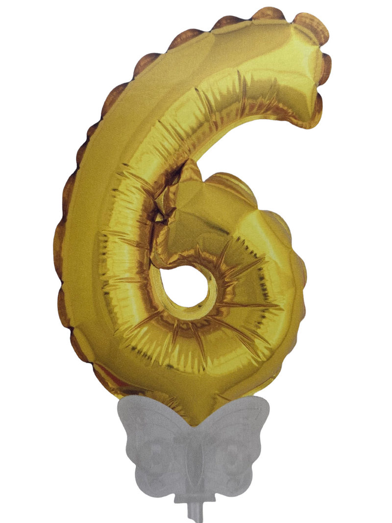 AW Party- Foil Balloon Cake Topper.