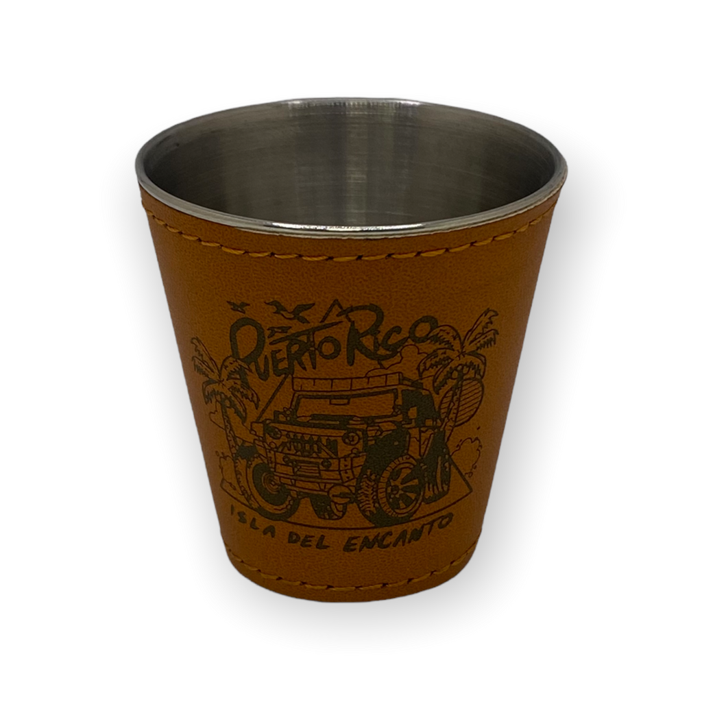 Souvenir de Puerto Rico - Shot Glass (Marrón).