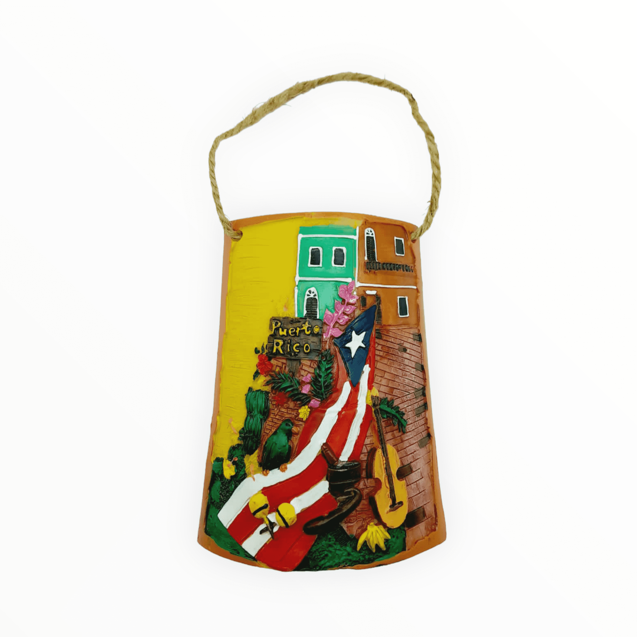 Souvenir de Puerto Rico- Tejas Pintadas.