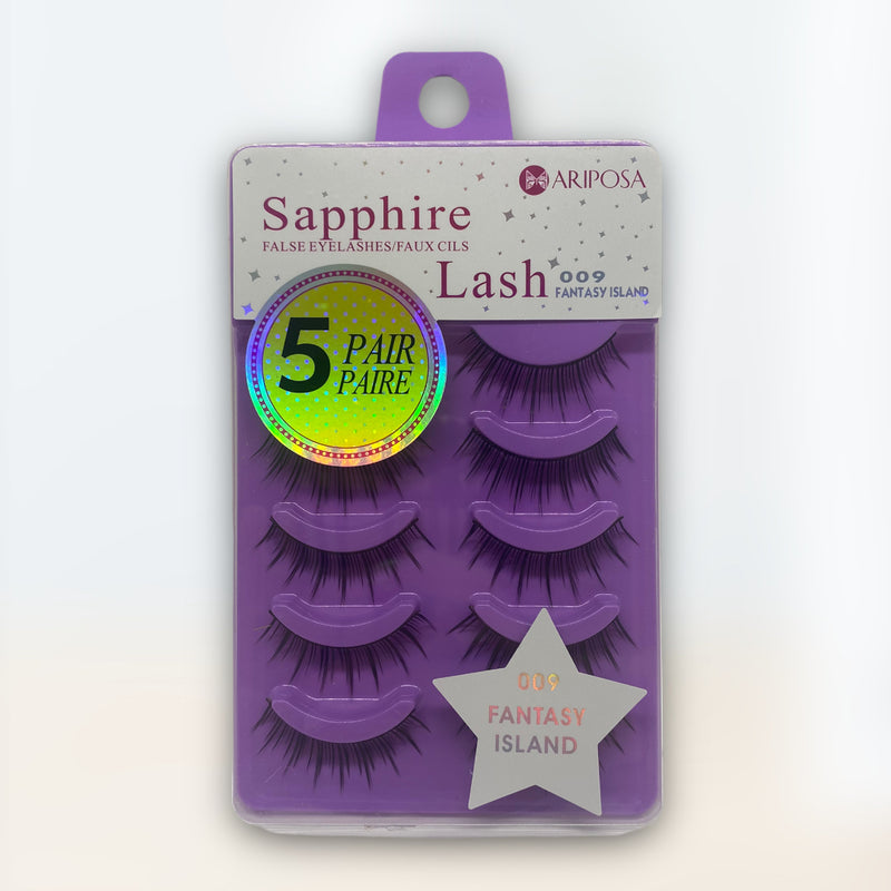 Sapphire Lash - False Eyelashes (5 pair)