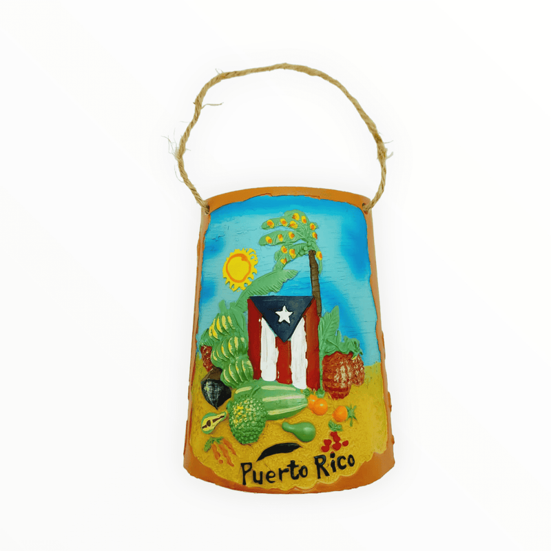 Souvenir de Puerto Rico- Tejas Pintadas.