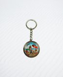 Souvenir de Puerto Rico | Llavero en Metal- Circulo.