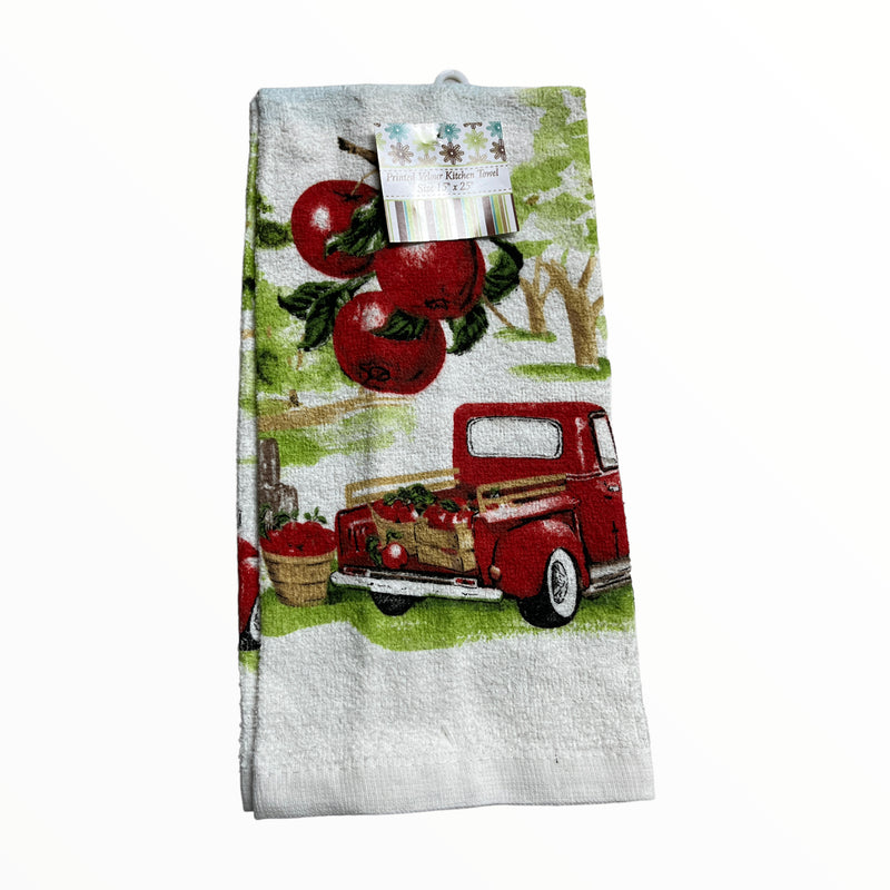 Printed Tier Swag - Oven Mitt and Kitchen Towel (2pcs)