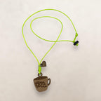 Artesanía en Madera - Collar Taza Bandera *One Size*