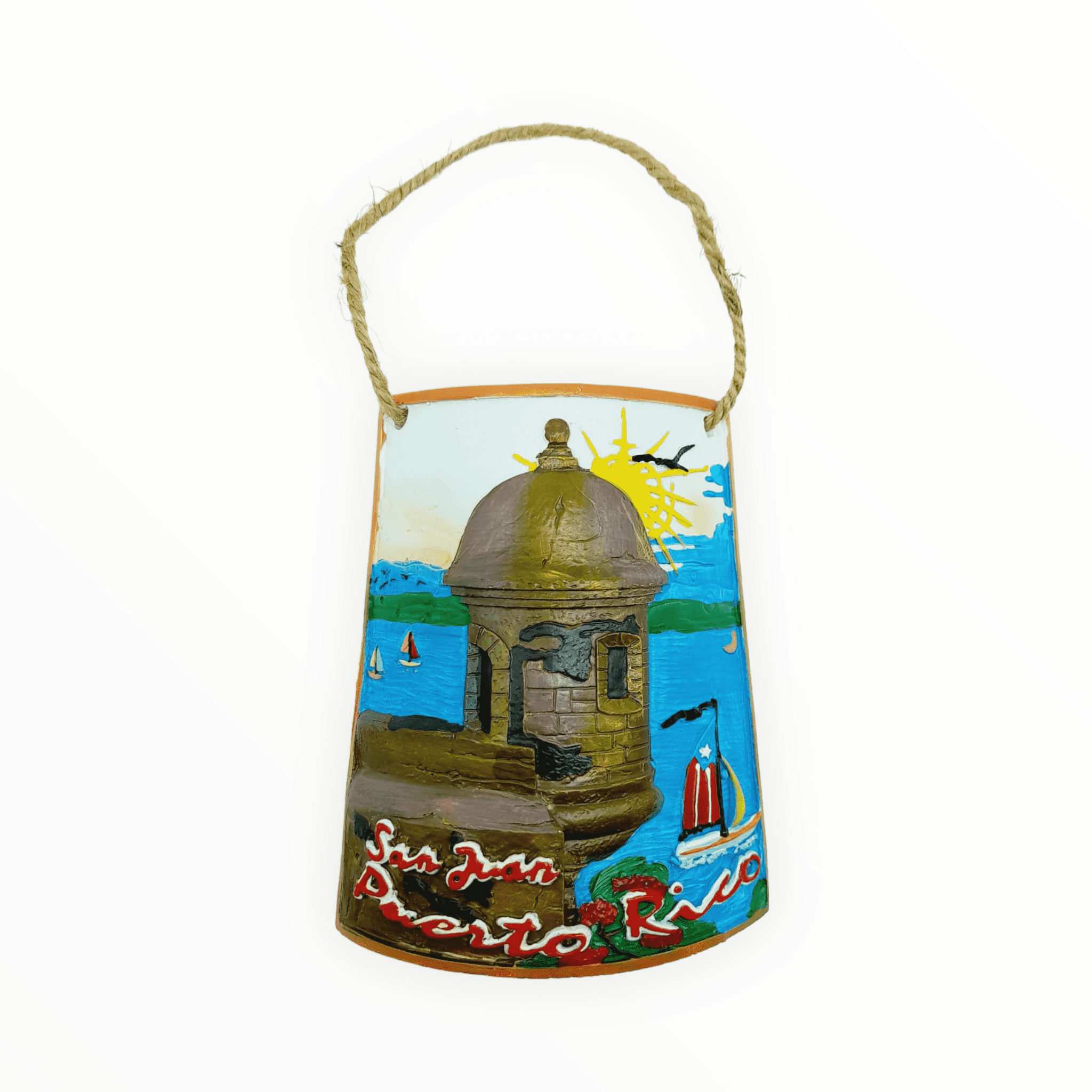 Souvenir de Puerto Rico- Tejas Pintadas.