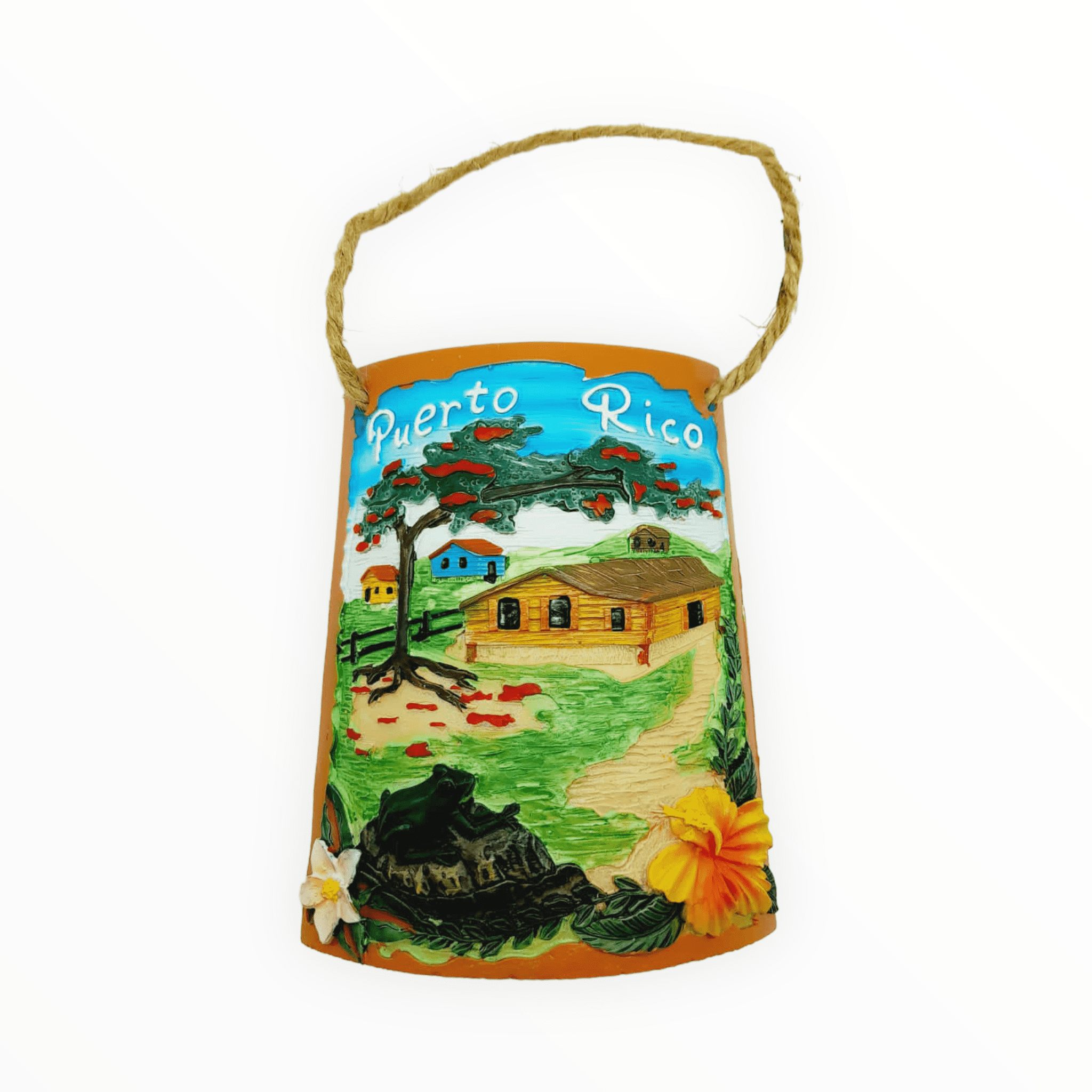 Souvenir de Puerto Rico- Tejas Pintadas.