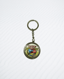 Souvenir de Puerto Rico | Llavero en Metal- Circulo.