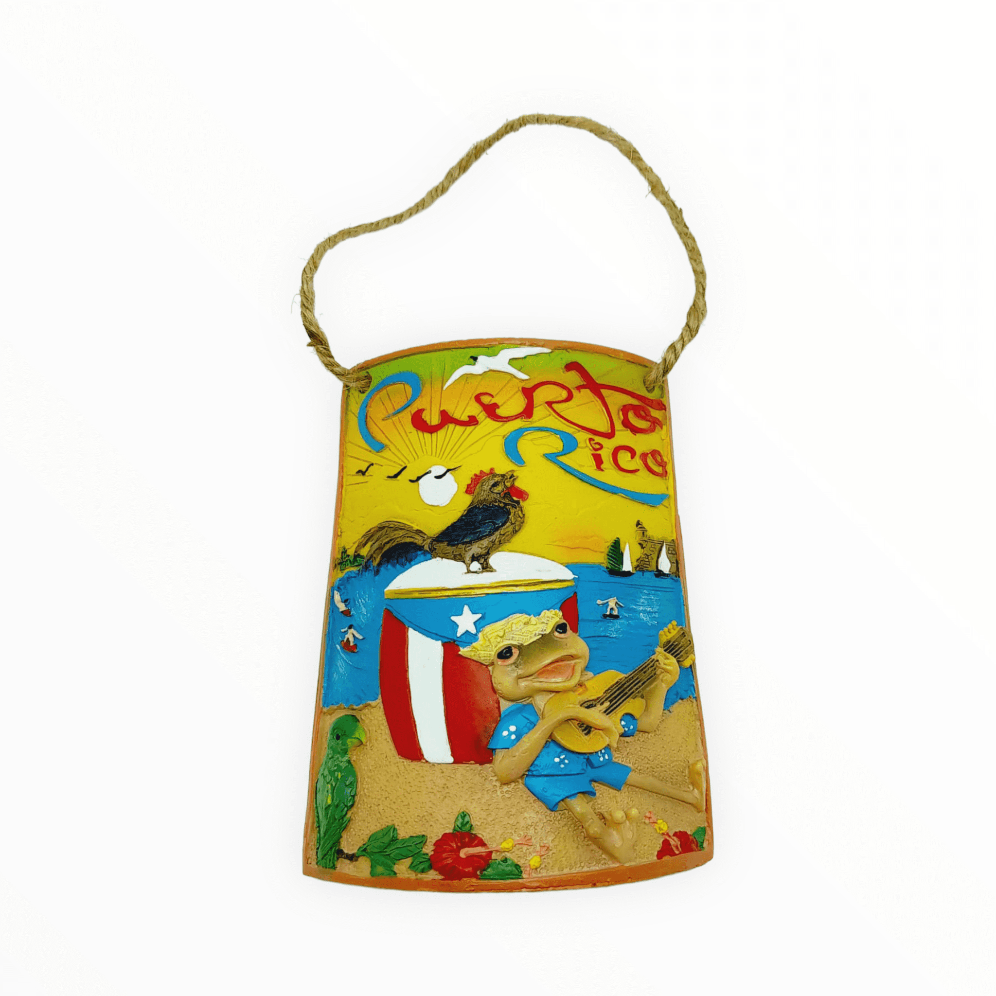Souvenir de Puerto Rico- Tejas Pintadas.