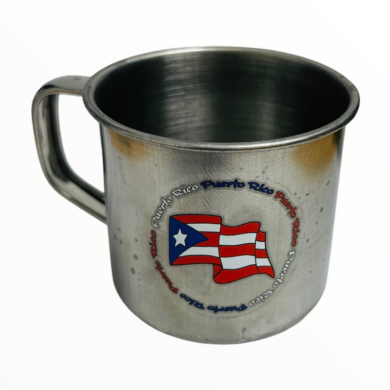 Puerto Rico Souvenir - Stainless Steel Coffee Mug (Mini Size)