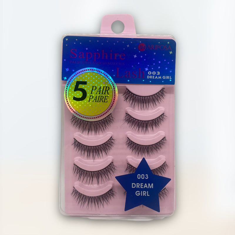 Sapphire Lash - False Eyelashes (5 pair)