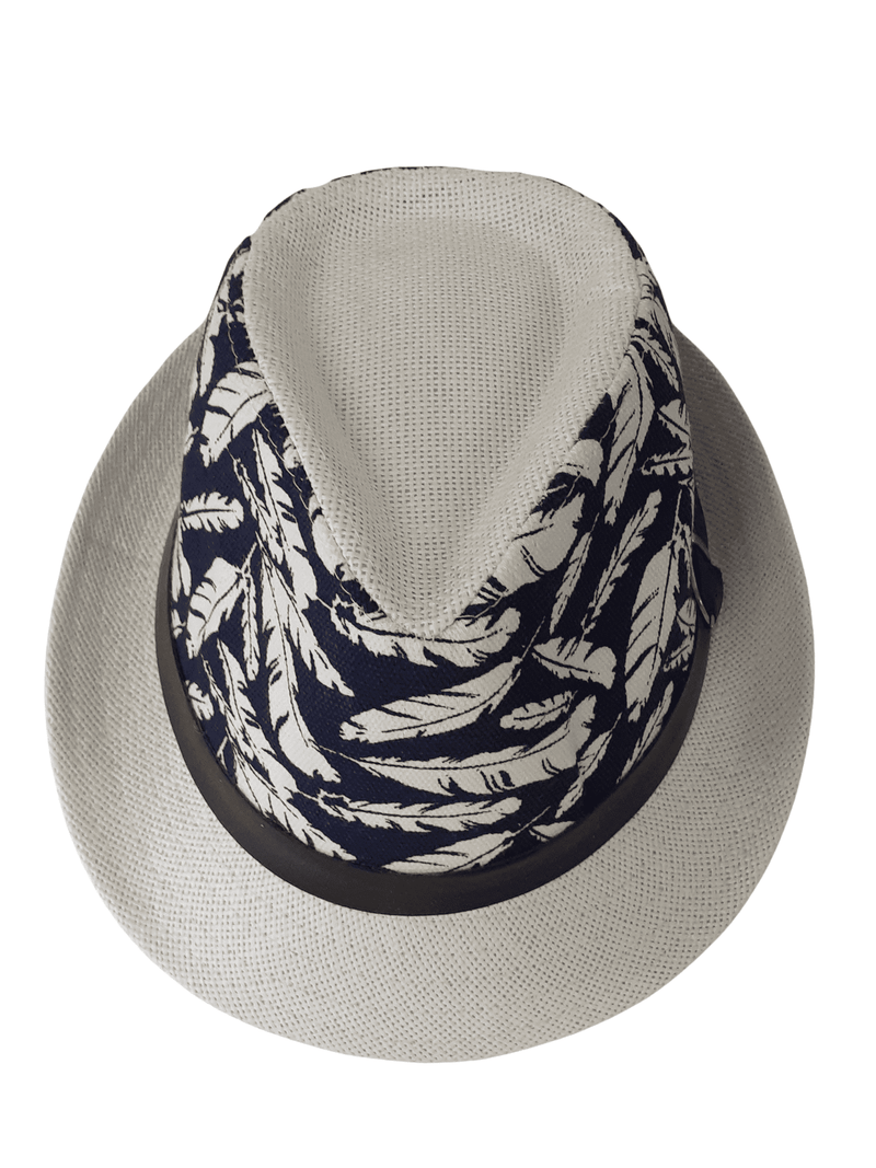 Fedora de Playa - Estilo de Plumas.