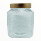 Glass Canister w/ Copper Lid (2pcs)