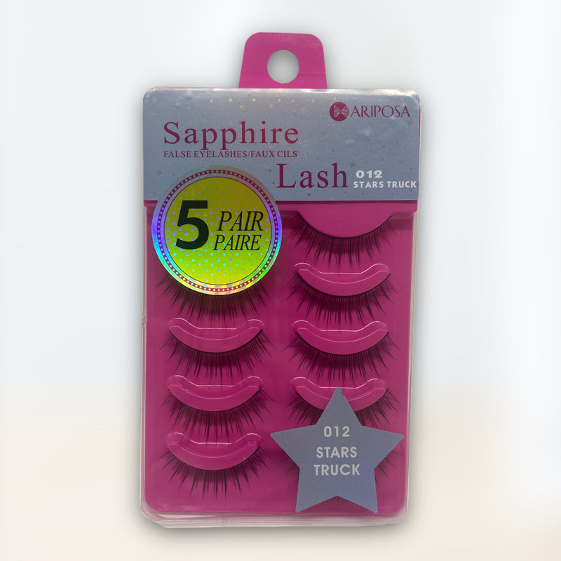 Sapphire Lash - False Eyelashes (5 pair)