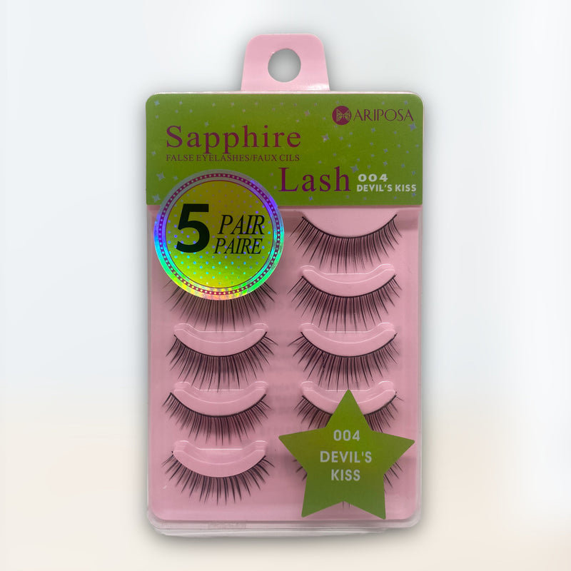 Sapphire Lash - False Eyelashes (5 pair)