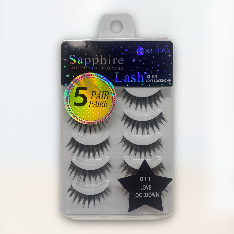 Sapphire Lash - False Eyelashes (5 pair)