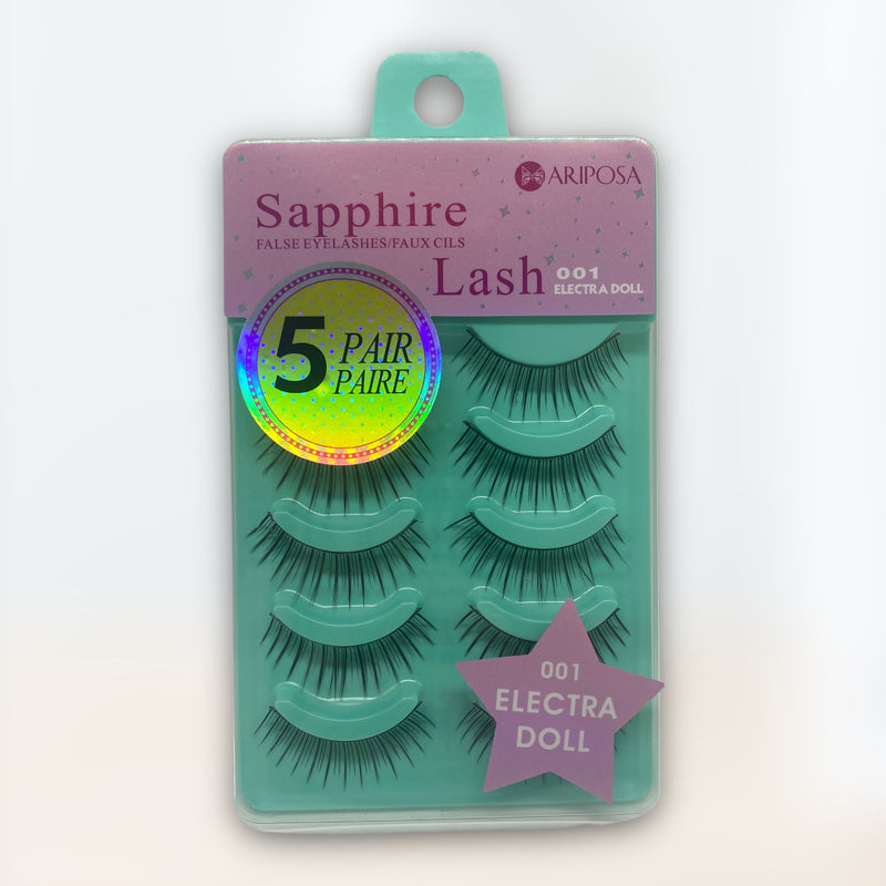 Sapphire Lash - False Eyelashes (5 pair)