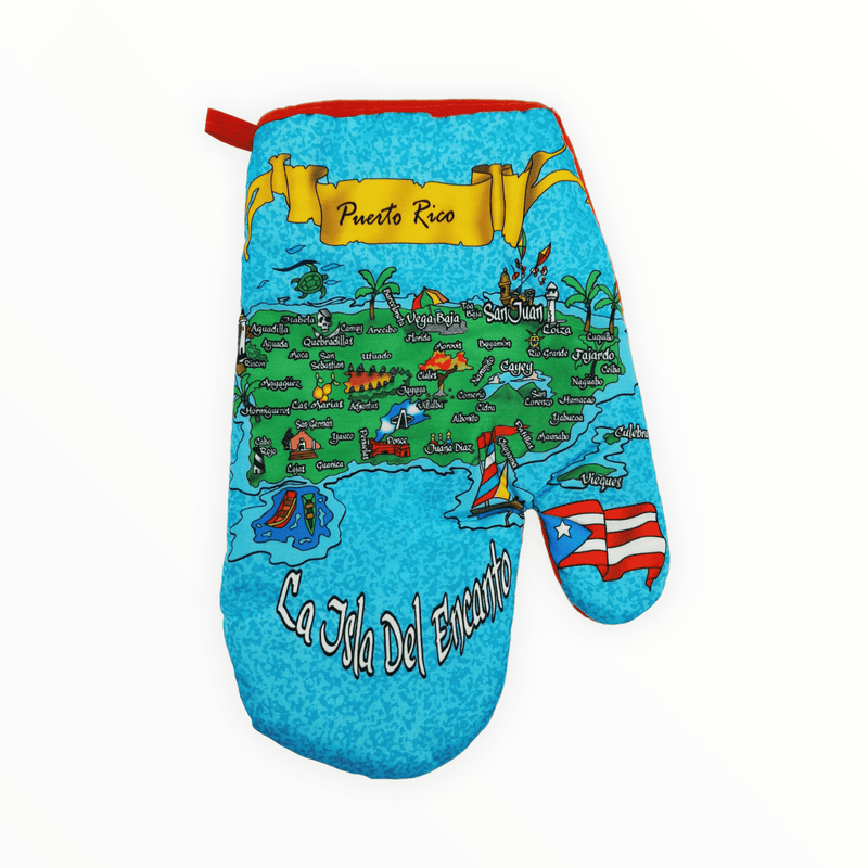 Potholder Gloves - La Isla del Encanto.