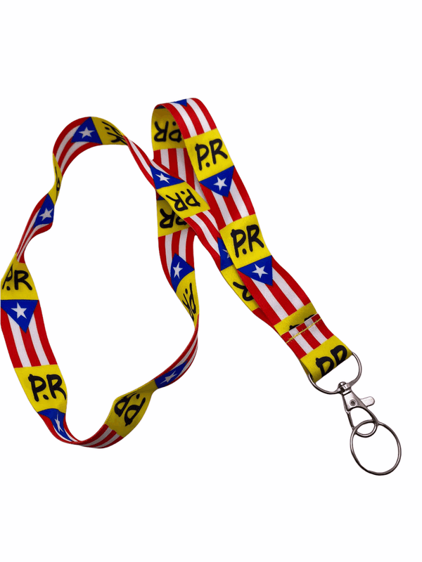 Souvenirs PR - Llavero Collar (Bandera de Puerto Rico).