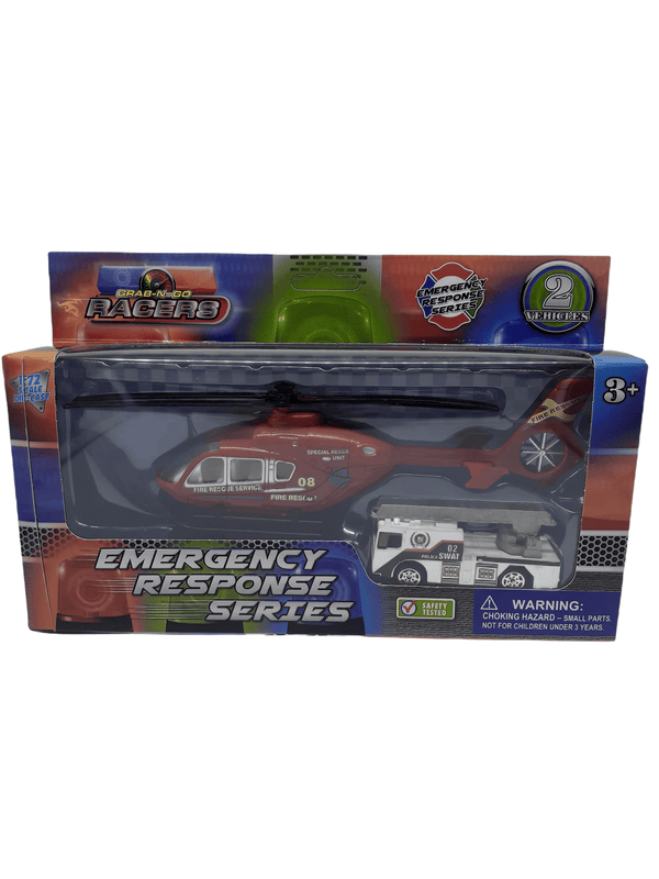 Toys - Emergency Response Series (Helicopter and Vehicle).