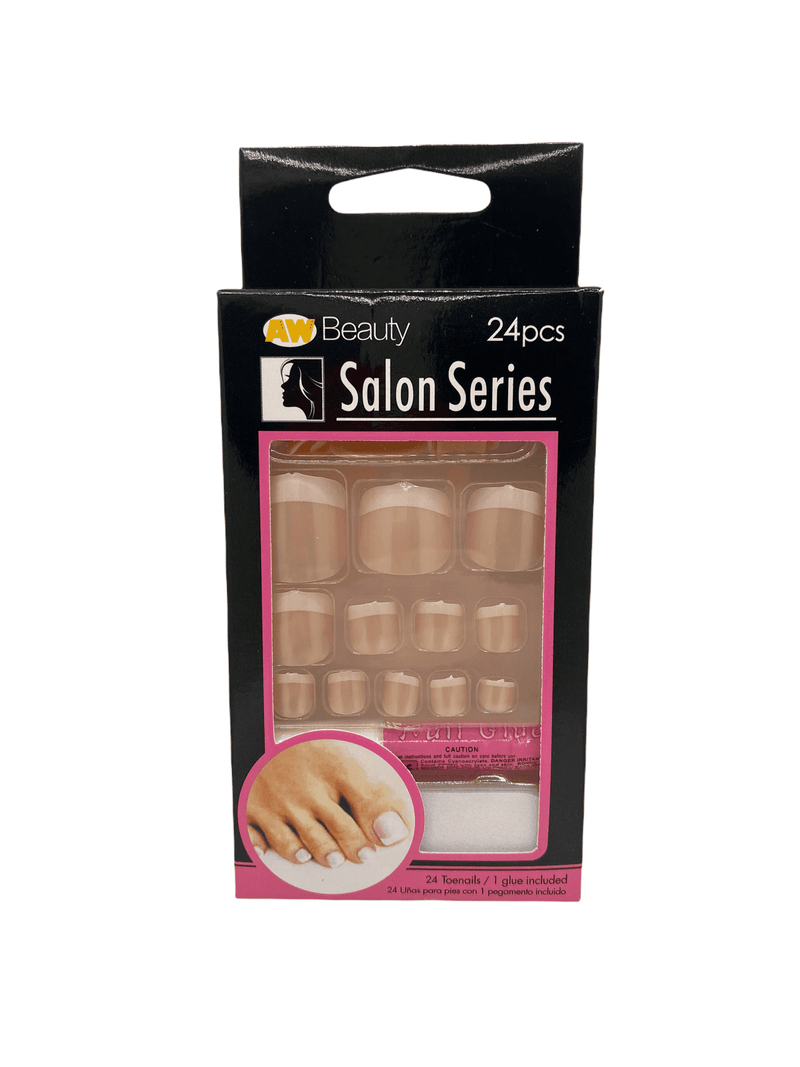 AW Beauty- Salon Series 24pcs (Uñas para Pies).