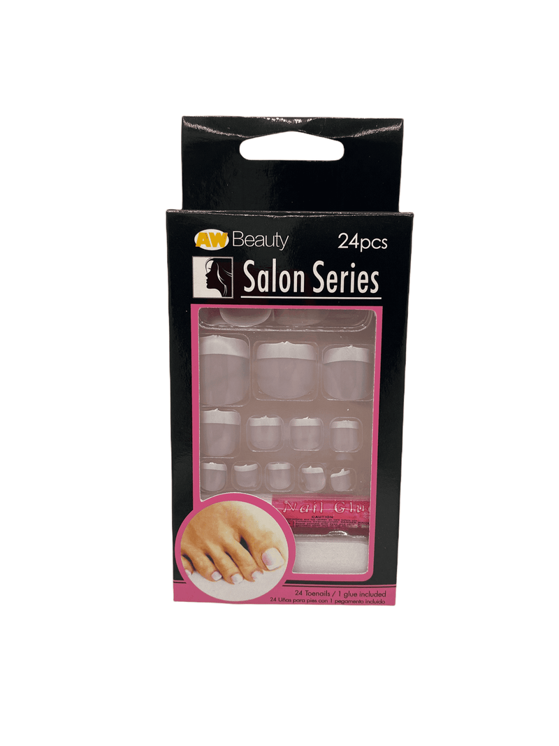 AW Beauty- Salon Series 24pcs (Uñas para Pies).